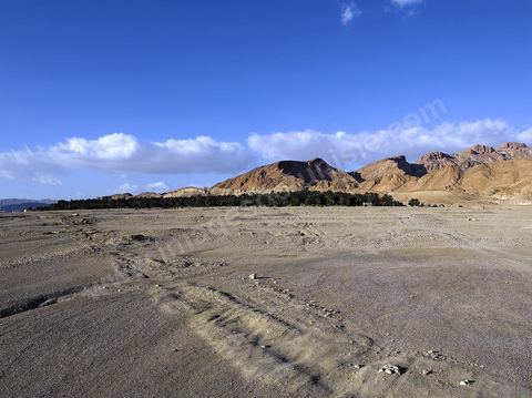 Village berbere de montagne et oasis de Chebika dans la region du Djerid au sud de la Tunisie