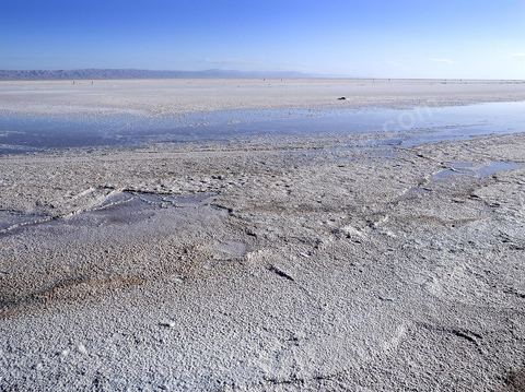 Chott el Djerid, mer de sel dans le sud tunisien
