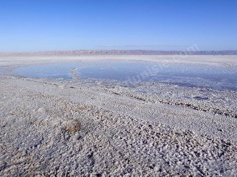 Chott el Djerid, mer de sel dans le sud tunisien