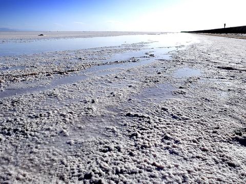 Chott el Djerid, mer de sel dans le sud tunisien