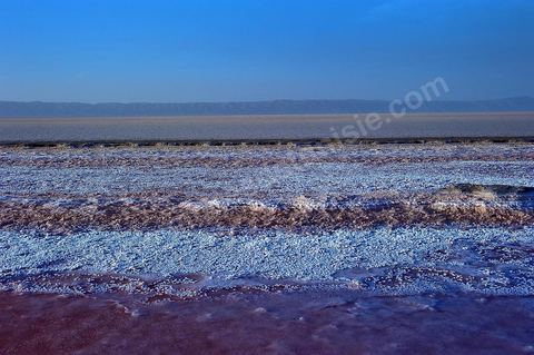 Chott el Djerid, mer de sel dans le sud tunisien