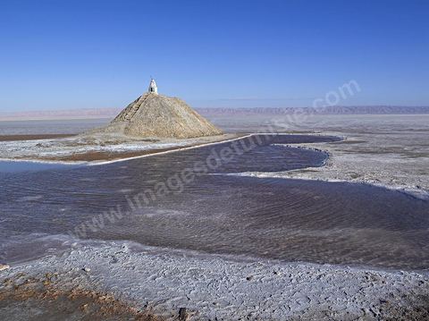 Chott el Djerid, mer de sel dans le sud tunisien
