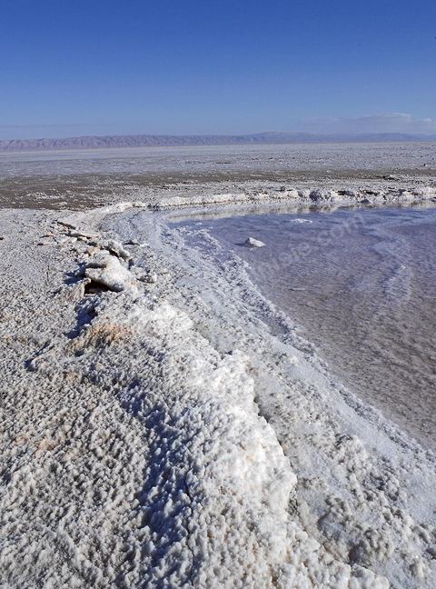 Chott el Djerid, mer de sel dans le sud tunisien