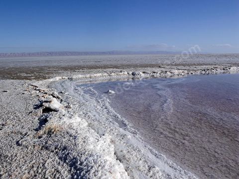 Chott el Djerid, mer de sel dans le sud tunisien