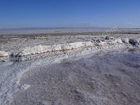 Chott el Djerid, mer de sel dans le sud tunisien