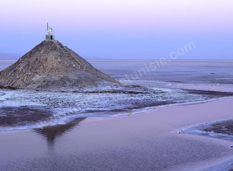 Chott el Djerid, mer de sel dans le sud tunisien
