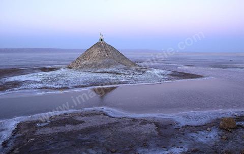 Chott el Djerid, mer de sel dans le sud tunisien