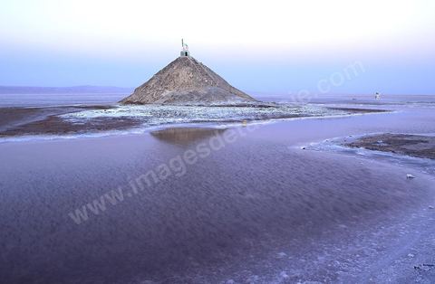 Chott el Djerid, mer de sel dans le sud tunisien