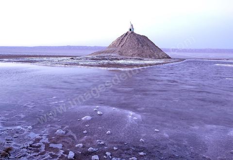 Chott el Djerid, mer de sel dans le sud tunisien