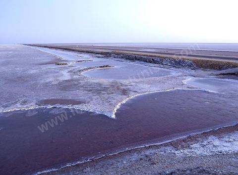 Chott el Djerid, mer de sel dans le sud tunisien