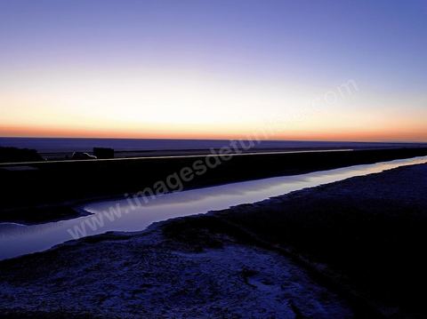Chott el Djerid, mer de sel dans le sud tunisien