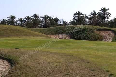 Terrain de Golf de Tozeur au dessus de la palmeraie