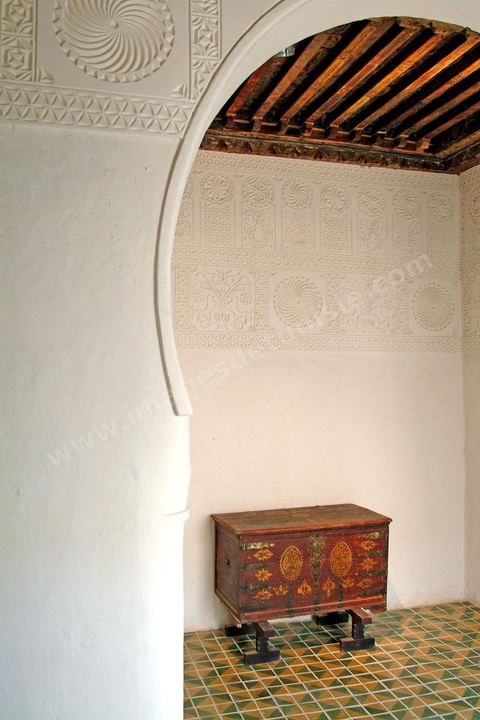 Pièce intérieure du Houch, maison traditionnelle djerbienne - Ile de Djerba