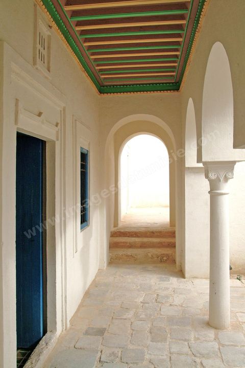 Patio du Houch, maison traditionnelle djerbienne - Ile de Djerba