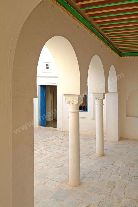 Patio du Houch, maison traditionnelle djerbienne - Ile de Djerba