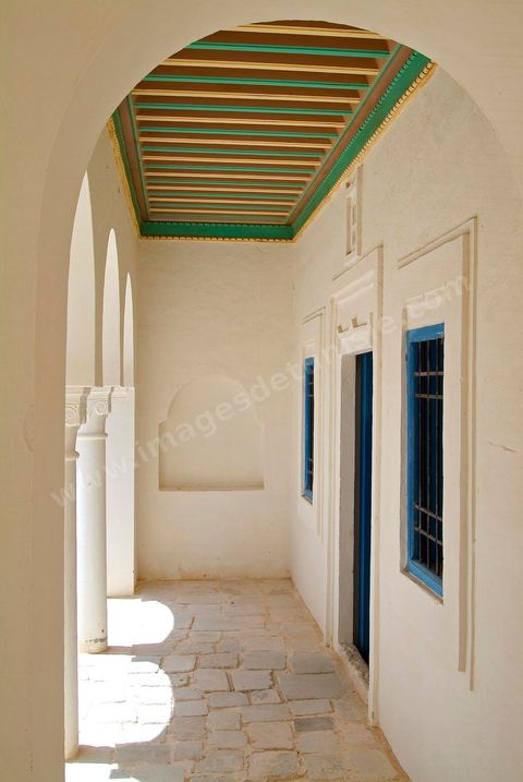 Patio du Houch, maison traditionnelle djerbienne - Ile de Djerba