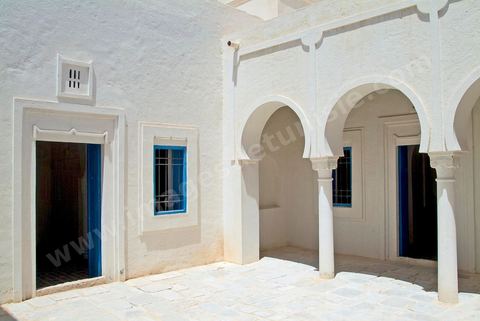 Patio du Houch, maison traditionnelle djerbienne - Ile de Djerba