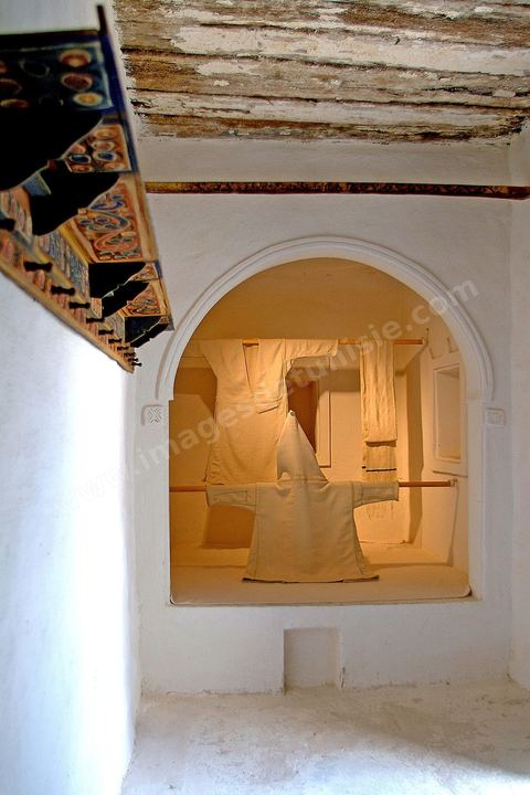 Pièce intérieure du Houch, maison traditionnelle djerbienne - Ile de Djerba