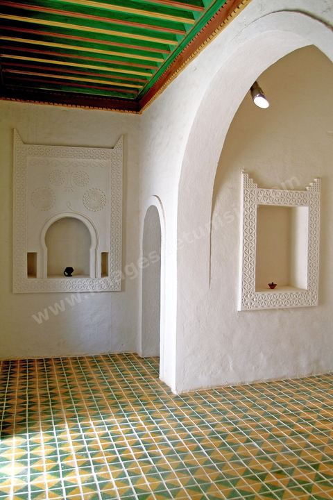 Pièce intérieure du Houch, maison traditionnelle djerbienne - Ile de Djerba