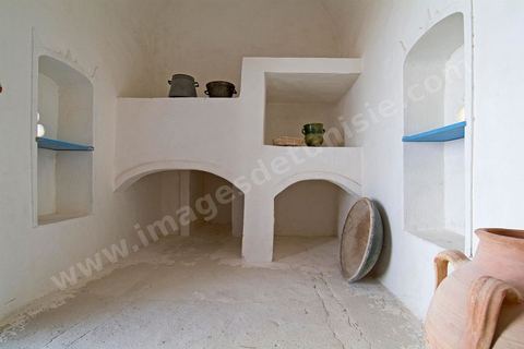 intérieure de la cuisine du Houch, maison traditionnelle djerbienne - Ile de Djerba