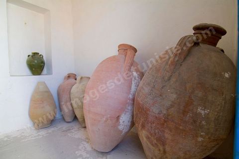 intérieure de la cuisine du Houch, maison traditionnelle djerbienne - Ile de Djerba