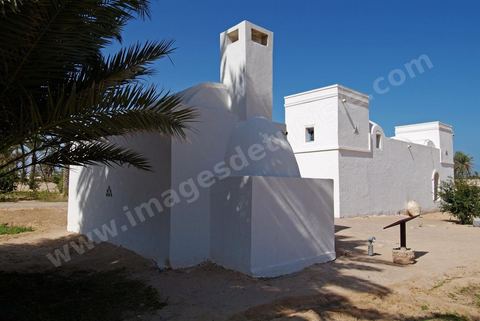 Cuisine et  Houch, maison traditionnelle djerbienne - Ile de Djerba