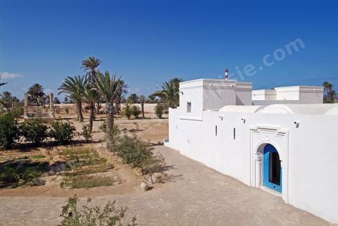 Houch traditionnel au milieu du jardin du menzel - Djerba Explore - Ile de Djerba