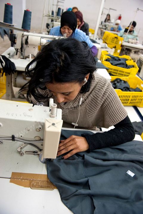 Sté Ditex usine de textile off shore à la Soukra dans la banlieue sud de Tunis