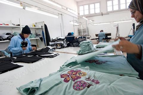 Sté Ditex usine de textile off shore à la Soukra dans la banlieue sud de Tunis