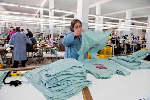 Sté Ditex usine de textile off shore à la Soukra dans la banlieue sud de Tunis