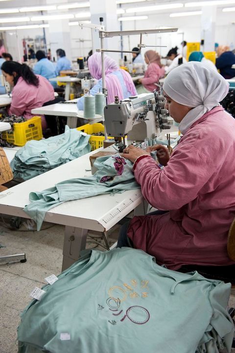 Sté Ditex usine de textile off shore à la Soukra dans la banlieue sud de Tunis