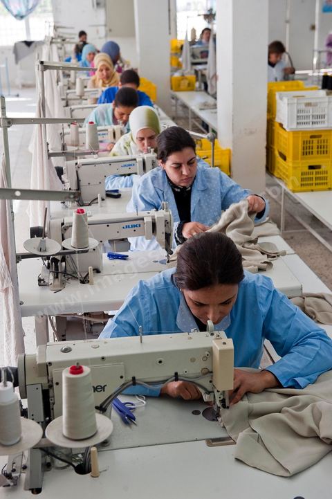 Sté Ditex usine de textile off shore à la Soukra dans la banlieue sud de Tunis