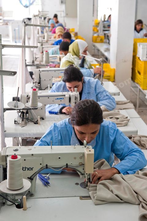 Sté Ditex usine de textile off shore à la Soukra dans la banlieue sud de Tunis