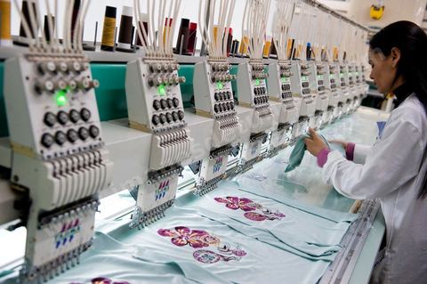 Sté Ditex usine de textile off shore à la Soukra dans la banlieue sud de Tunis