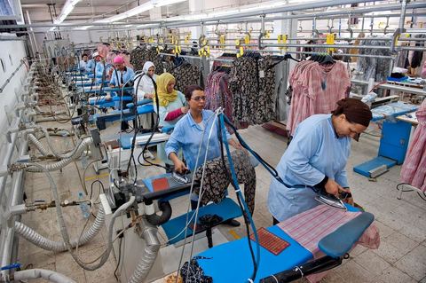 Sté Ditex usine de textile off shore à la Soukra dans la banlieue sud de Tunis