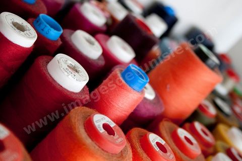 Bobines de files - Sté DITEX usine de textiles à la Soukra à Tunis