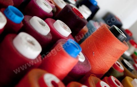 Bobines de files - Sté DITEX usine de textiles à la Soukra à Tunis