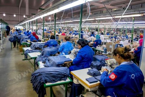 juin 2016 : Sté TOPEKA de textiles au Parc D'activités économiques de Bizerte site de Menzel Bourguiba. 