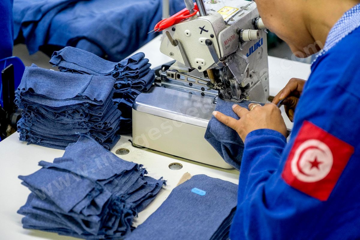 juin 2016 : Sté TOPEKA de textiles au Parc D'activités économiques de Bizerte site de Menzel Bourguiba.
