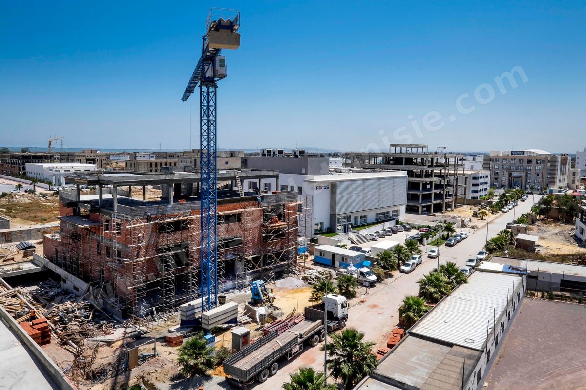 Extension du Pôle Technologique et de Communication d'El Ghazala dans la banlieue nord de Tunis