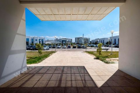 Batiment de Telnet Innovations Labs au Pôle Technologique et de Communication d'El Ghazala dans la banlieue nord de Tunis