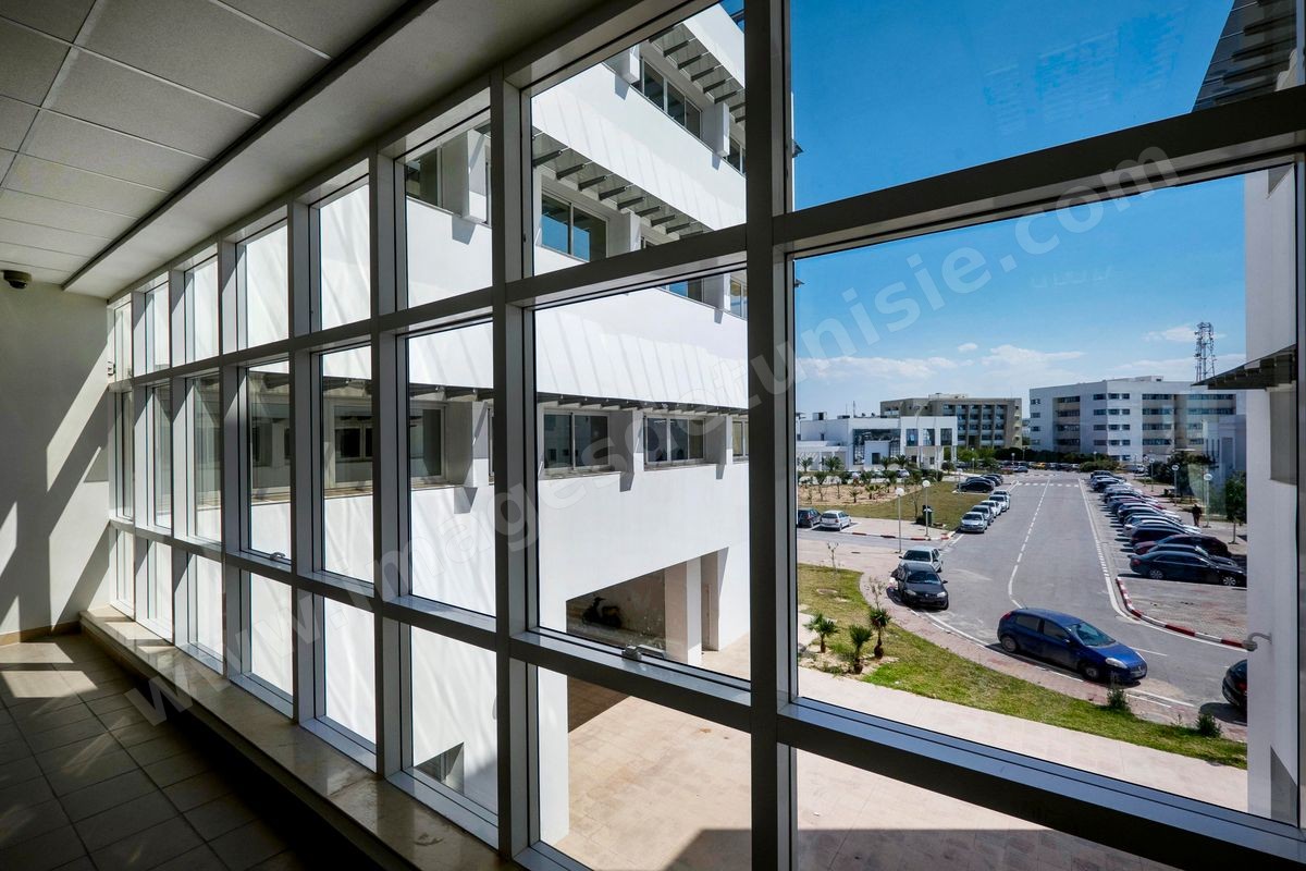 Batiment de Telnet Innovations Labs au Pôle Technologique et de Communication d'El Ghazala dans la banlieue nord de Tunis