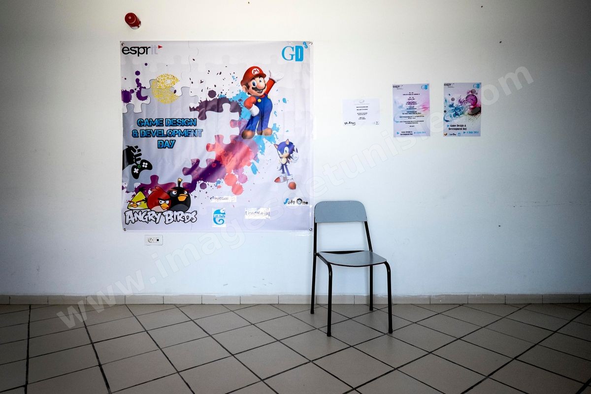 Ecole Supérieure Privée d'Ingénierie et de Technologiues (Esprit) au Pôle Technologique et de Communication d'El Ghazala dans la banlieue nord de Tunis