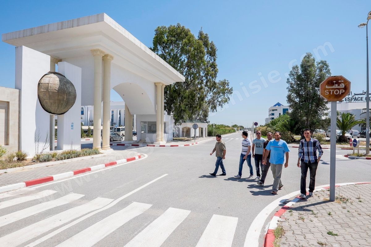 Pôle Technologique et de Communication d'El Ghazala dans la banlieue nord de Tunis
