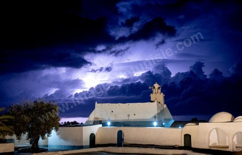 Mosquée Fadhloun près de Midoun sur l'île de Djerba