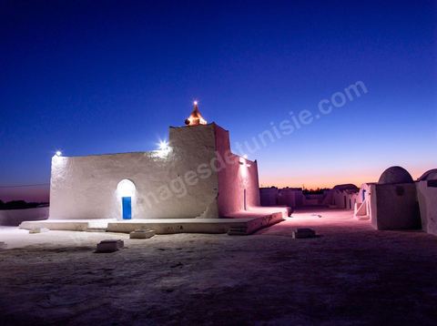 Mosquée Jemaa Kbir à Mellita sur l'île de Djerba
