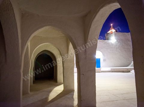 Mosquée Jemaa Kbir à Mellita sur l'île de Djerba