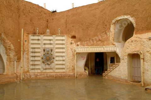 Hotel avec décor du film star wars à Matmata