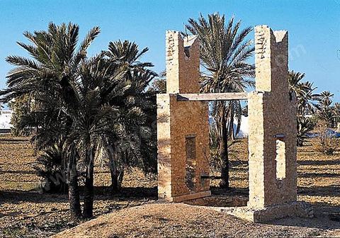 Puit traditionnel dans la campagne prs de Midoun - Ile de Djerba