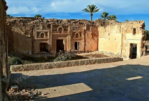 Palais Ben Ayed dans la campagne près de Midoun - Ile de Djerba